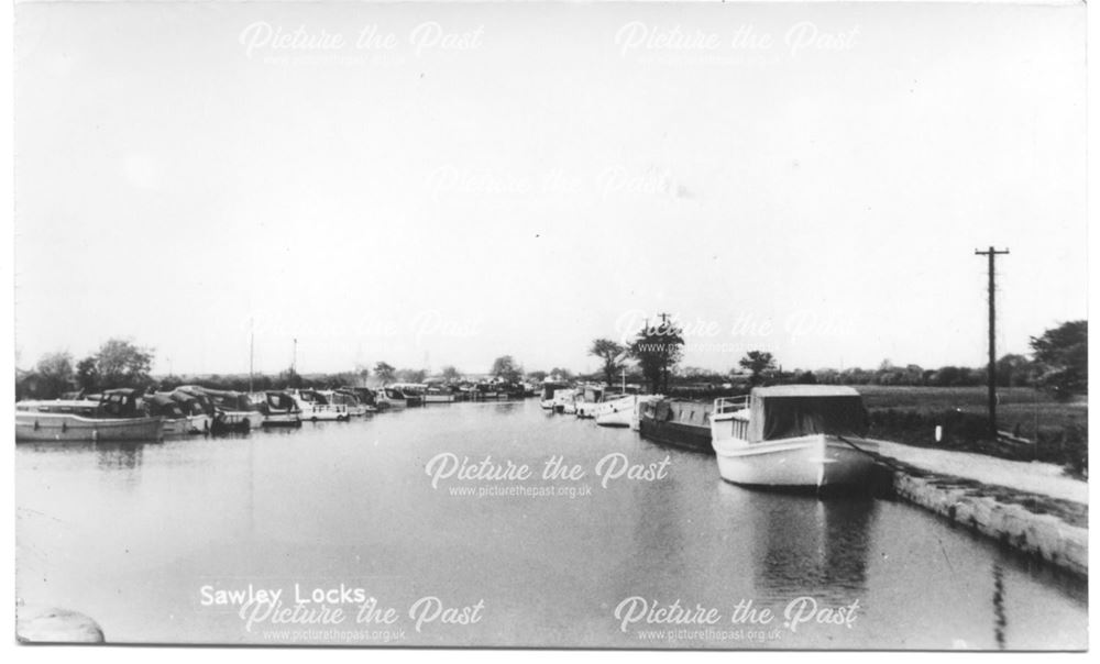 Sawley Cut, Trent Navigation, Sawley, c 1950s ?