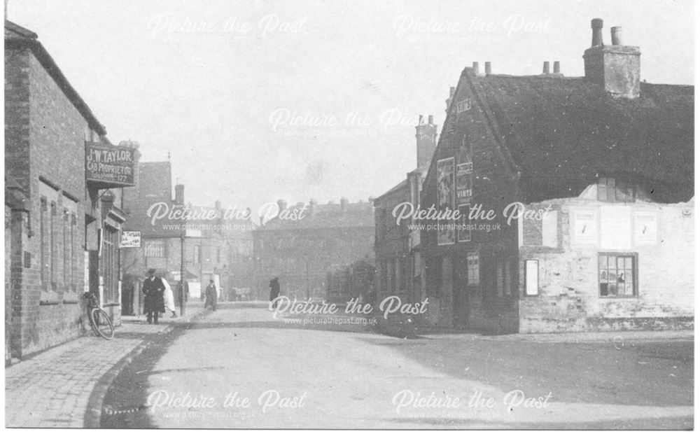 J. W. Taylor, Cab Proprietor, Sawley (later Tamworth) Road, Long Eaton. Early C20th.