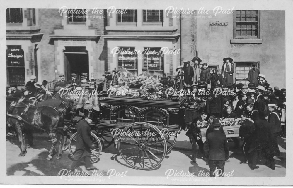 Funeral procession in Church Street