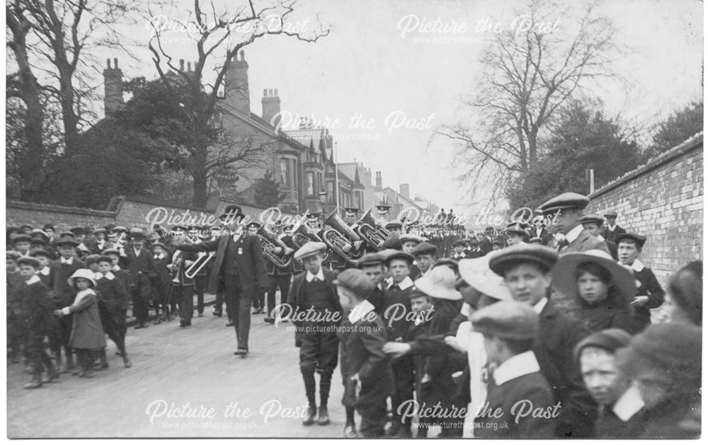 Brass band procession