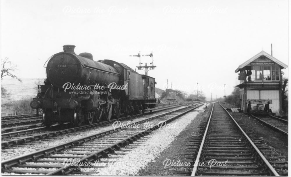 Steam train at Bestwood Junction