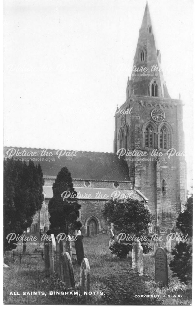 St. Mary and All Saints Parish Church and Churchyard, East Street, Bingham