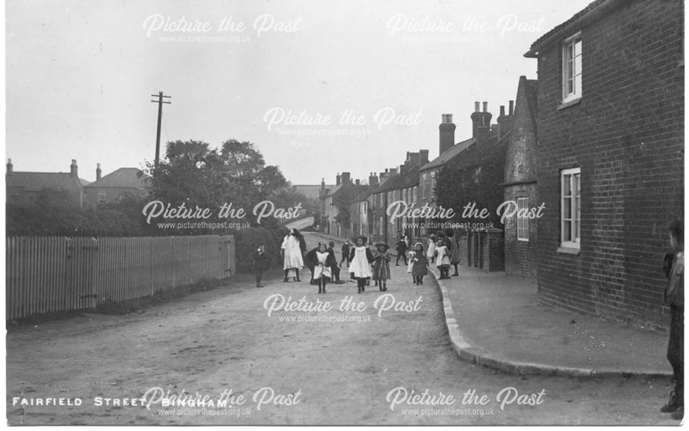 Children Walking on Fairfield Street, Bingham, c1900