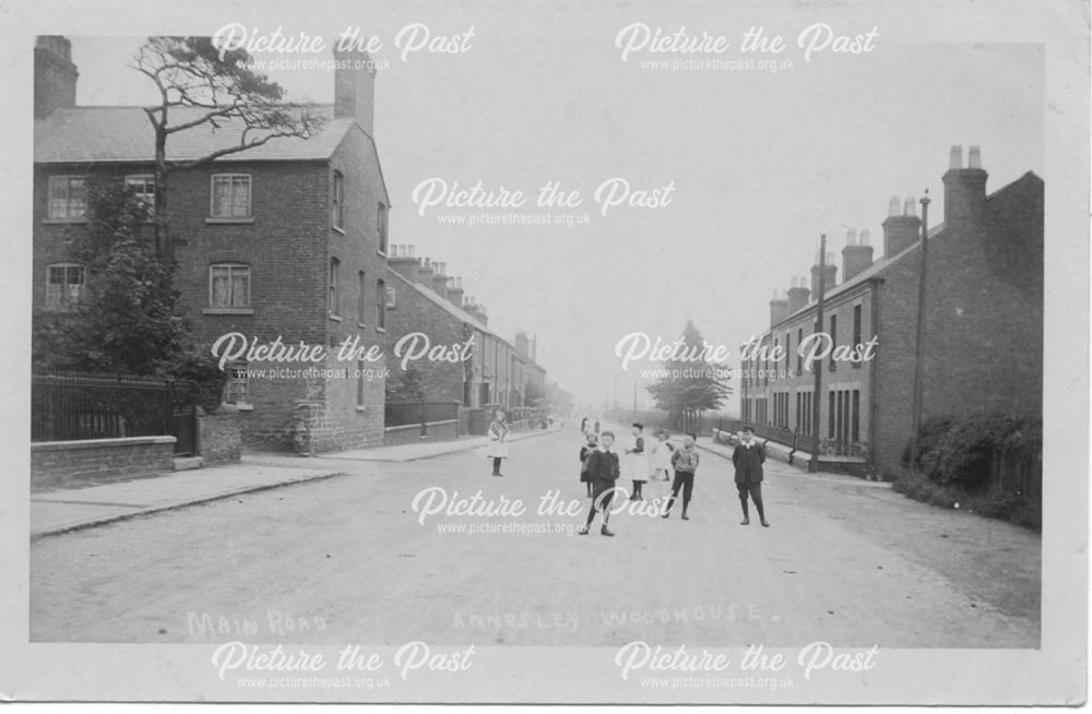 Top of Forest Road, taken from the top of Selston Lane, Annesley Woodhouse