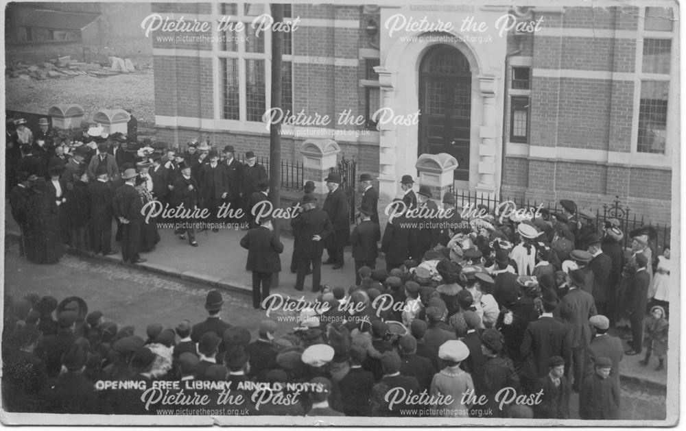 Opening of Arnold Free Library