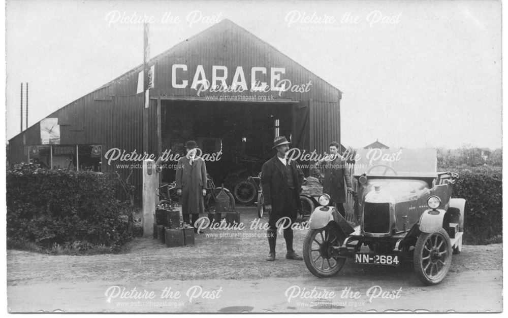 Garage and car