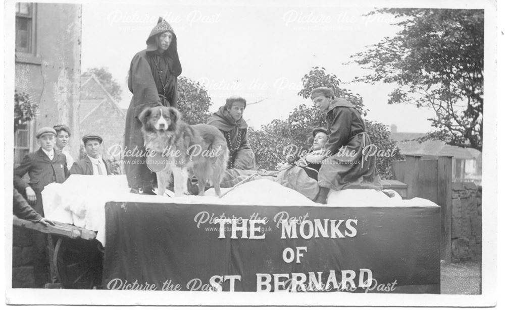 The monks of St Bernard' carnival float?