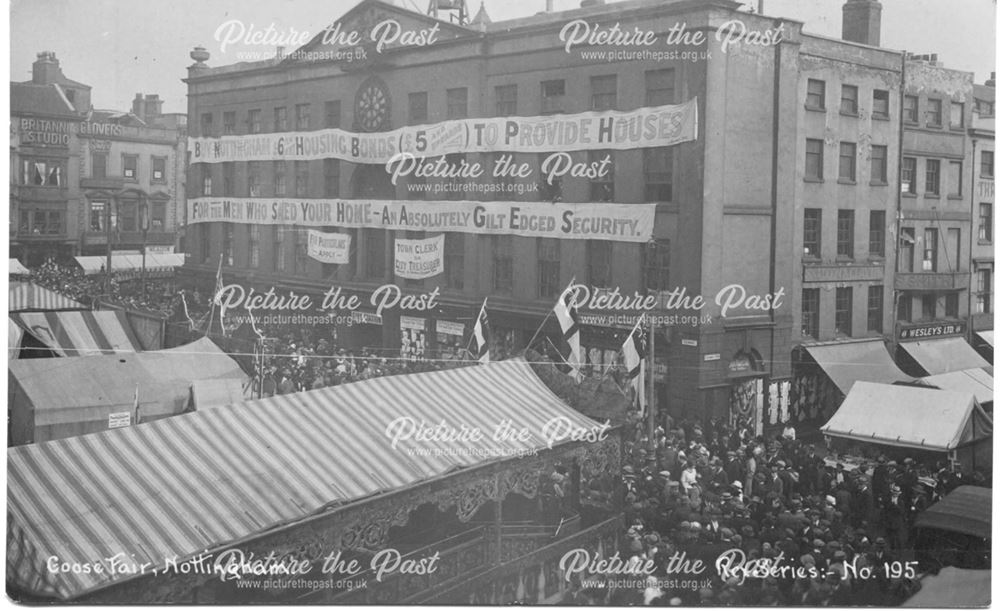 Goose Fair and the Old Exchange, Nottingham