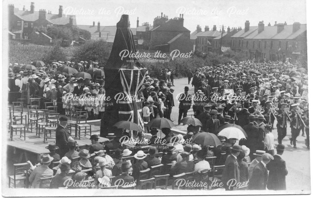 Unveiling of statue