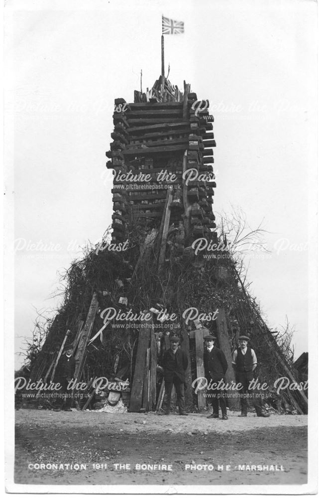 Coronation 1911 the bonfire