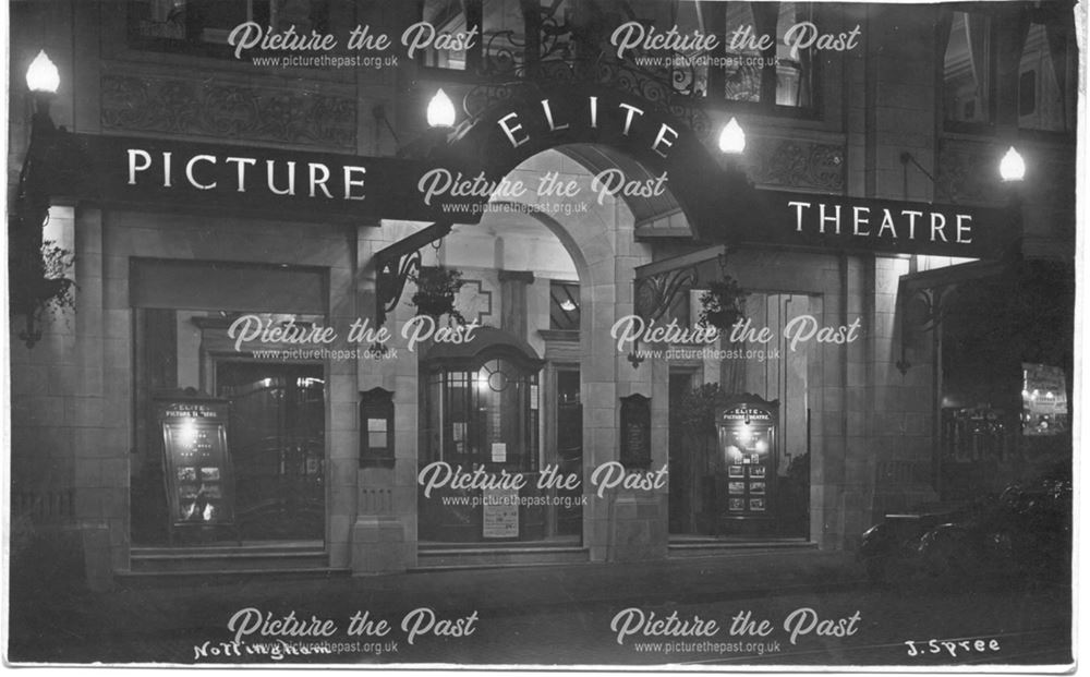 Elite Picture Theatre, Upper Parliament Street, Nottingham, c 1920 ?