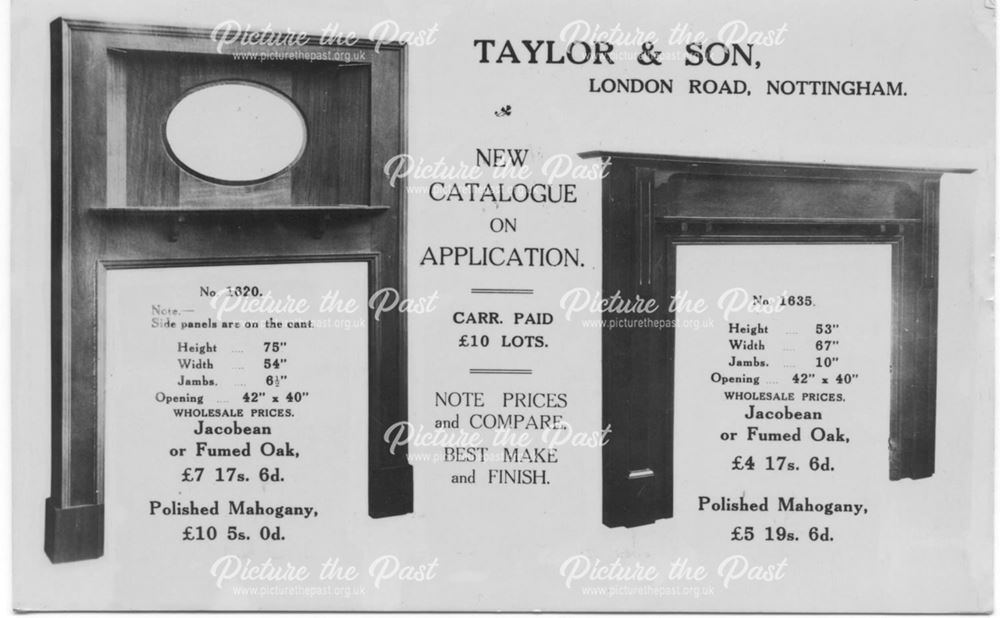 Taylor and Son London Road Nottingham