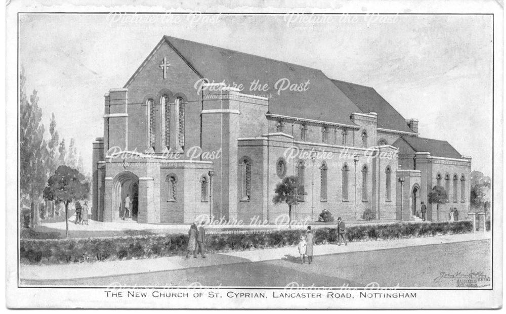 The new church of St Cyprian, Lancaster Road, Nottingham