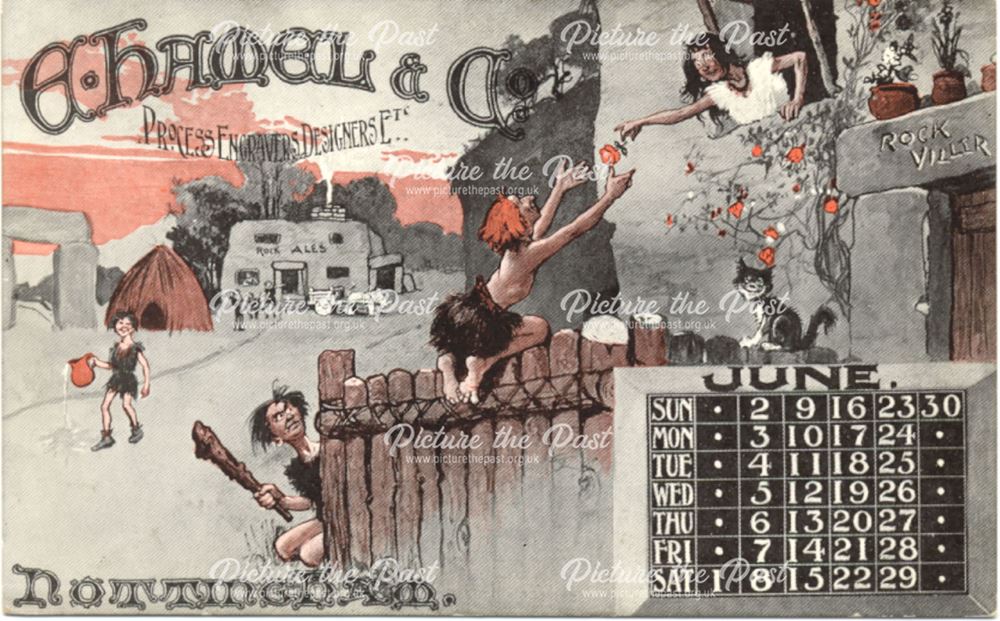 Calendar E. Hamel and Co, June 1907