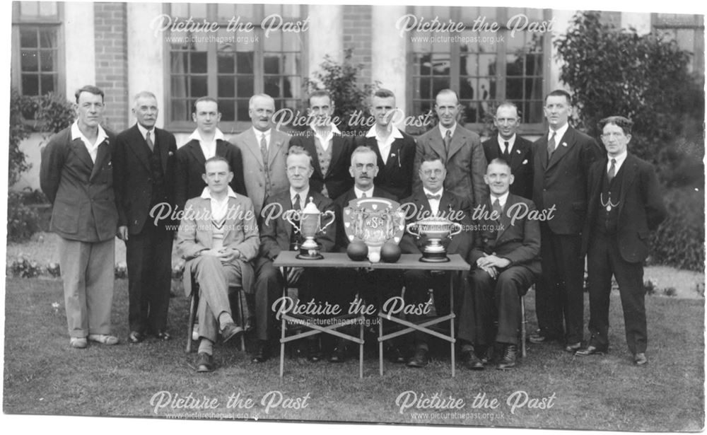 Bowls club with trophies