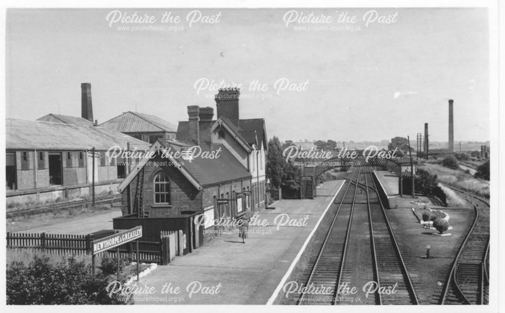 Newthorpe and Greasley Railway Station, Greasley, c 1910s-20s