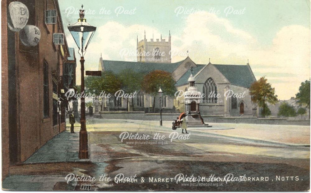 Church and Market Place, Hucknall Torkard