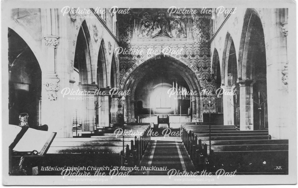 Interior of Parish Church, Hucknall