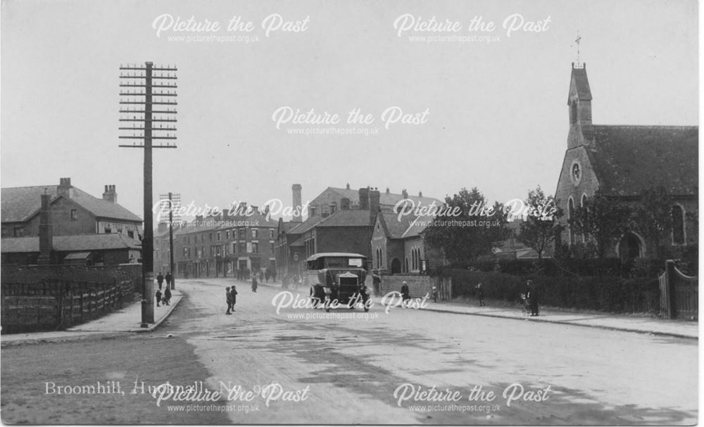 Portland Road, Hucknall, c 1910