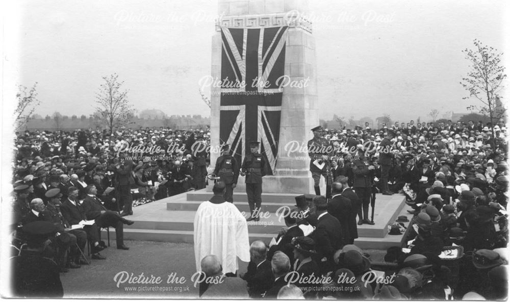 Memorial service at War Memorial