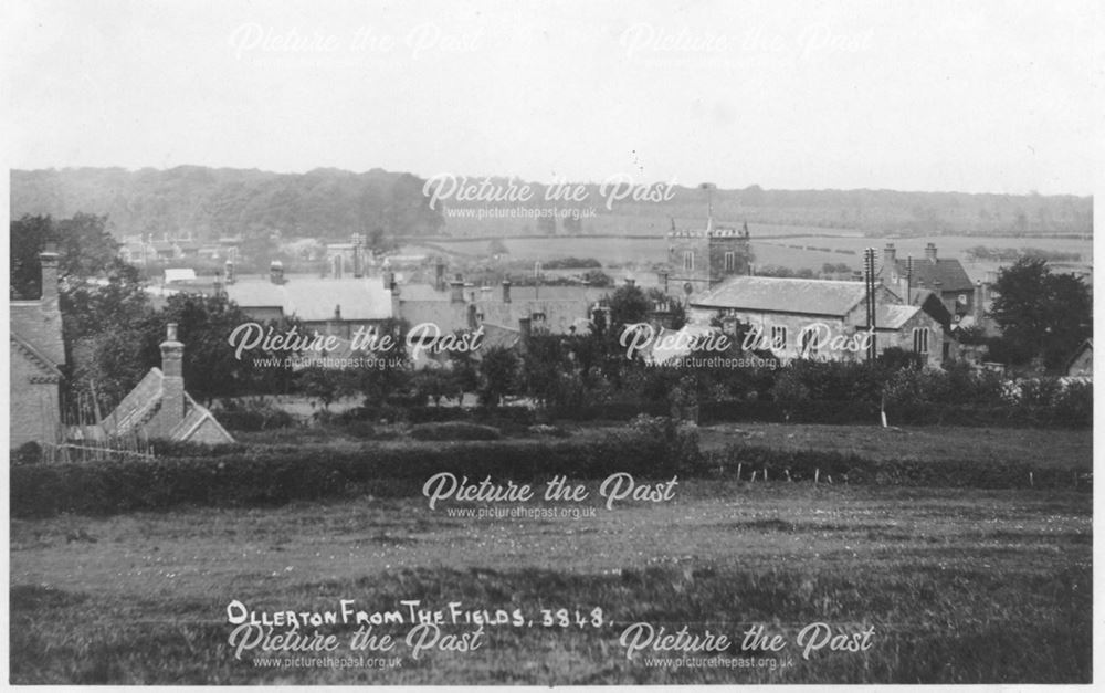 Ollerton from the fields