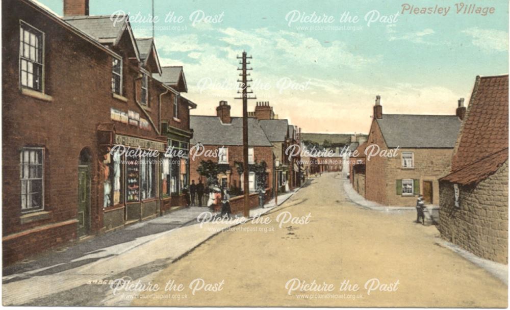 Chesterfield Road, Pleasley, c 1900s