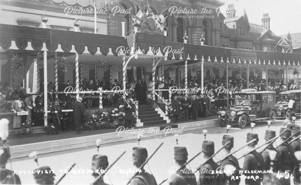 Royal Visit to Retford, 26 June 1914.