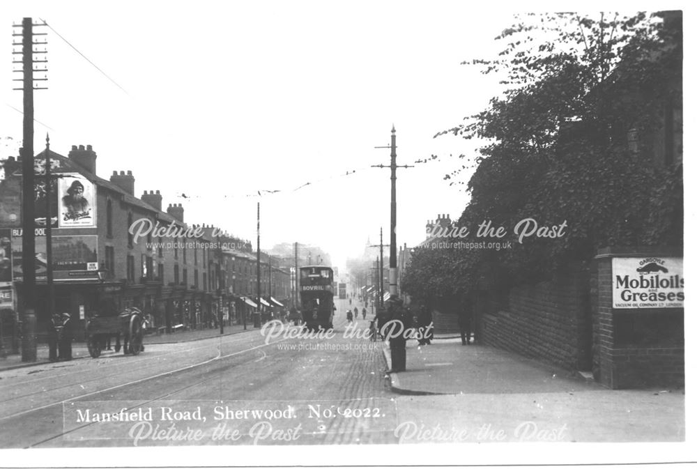 Mansfield Road, Sherwood, Nottingham c 1920s