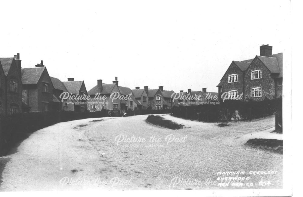 Markham Crescent, Sherwood, Nottingham, c 1930