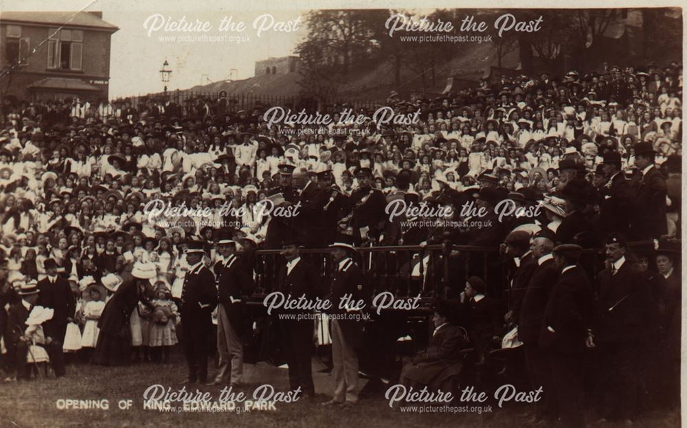 Opening of King Edward Park, Sneinton, Nottingham, c 1900