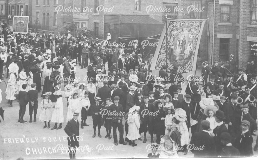 Friendly societies' church parade, Stapleford