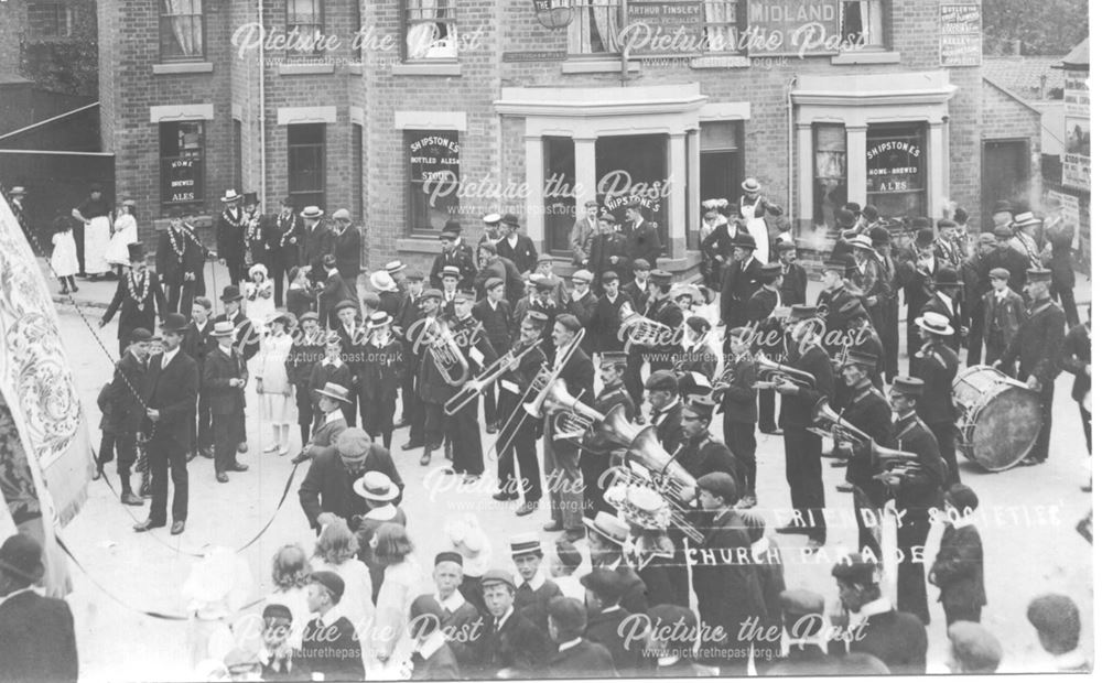 Friendly societies' church parade, Stapleford