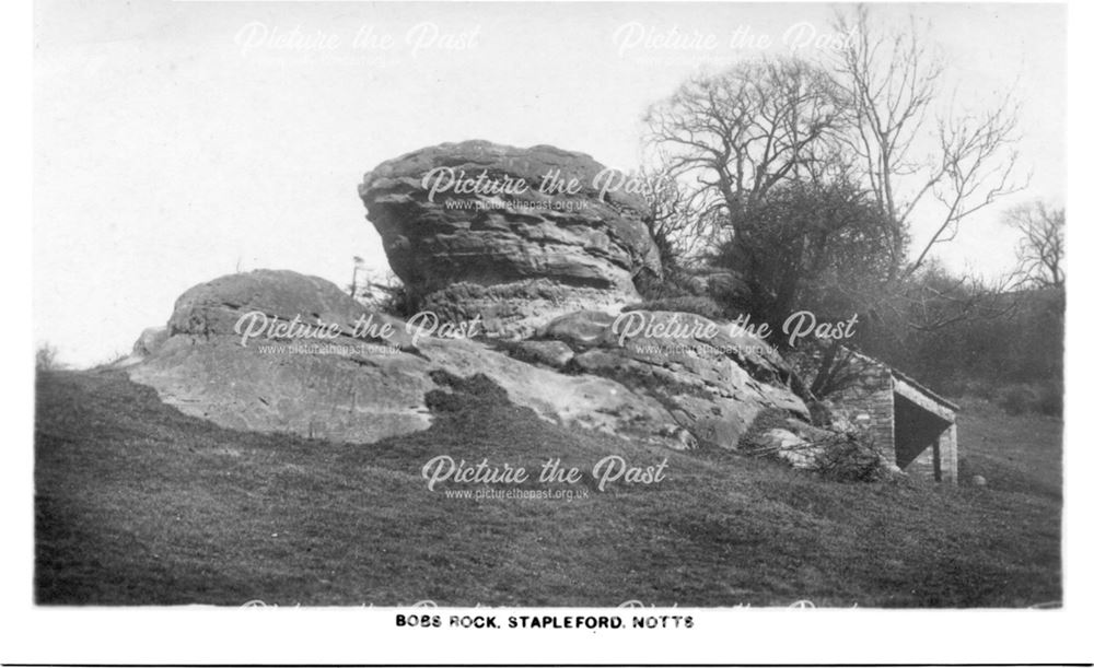 Bob's Rock, off Nottingham Road, Stapleford, c 1910s