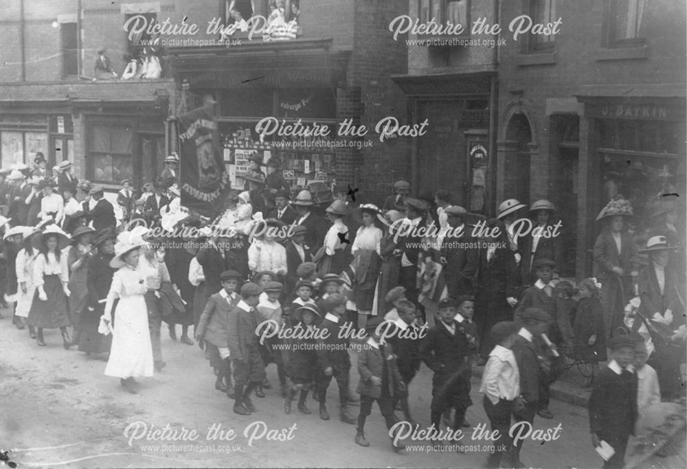 Sunday school demonstration?, Stapleford, c 1900s ?