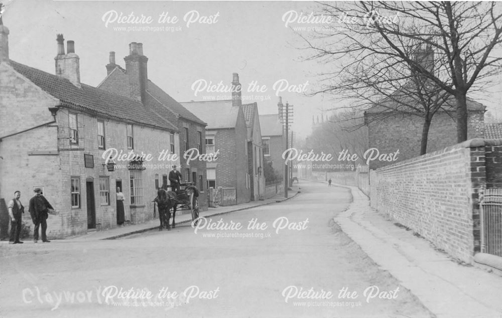 Town Street, Clayworth, c 1900s