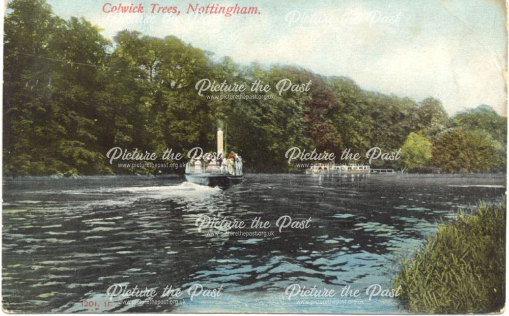 River Trent near Colwick Hall, Colwick, Nottingham, c 1900s