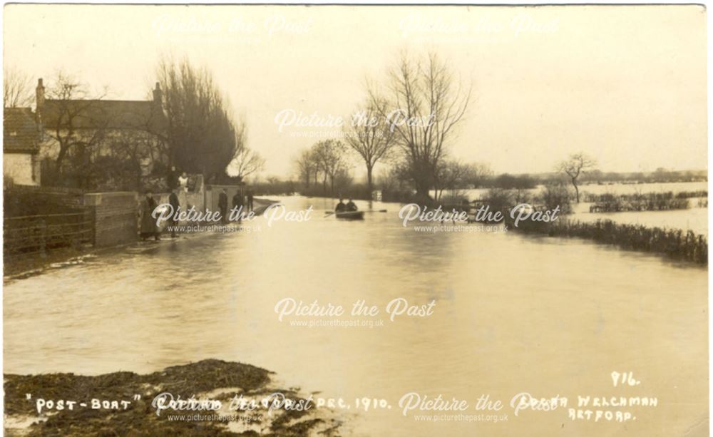 Floods at Cottam, Dec. 1910