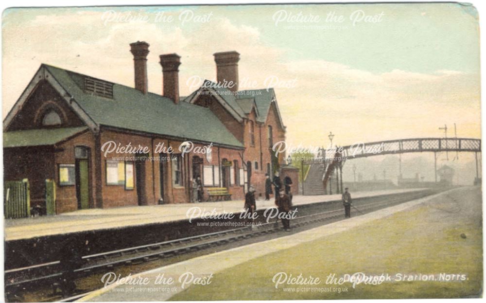 Railway Station, off Mansfield Road, Daybrook, Arnold, c 1910s ?