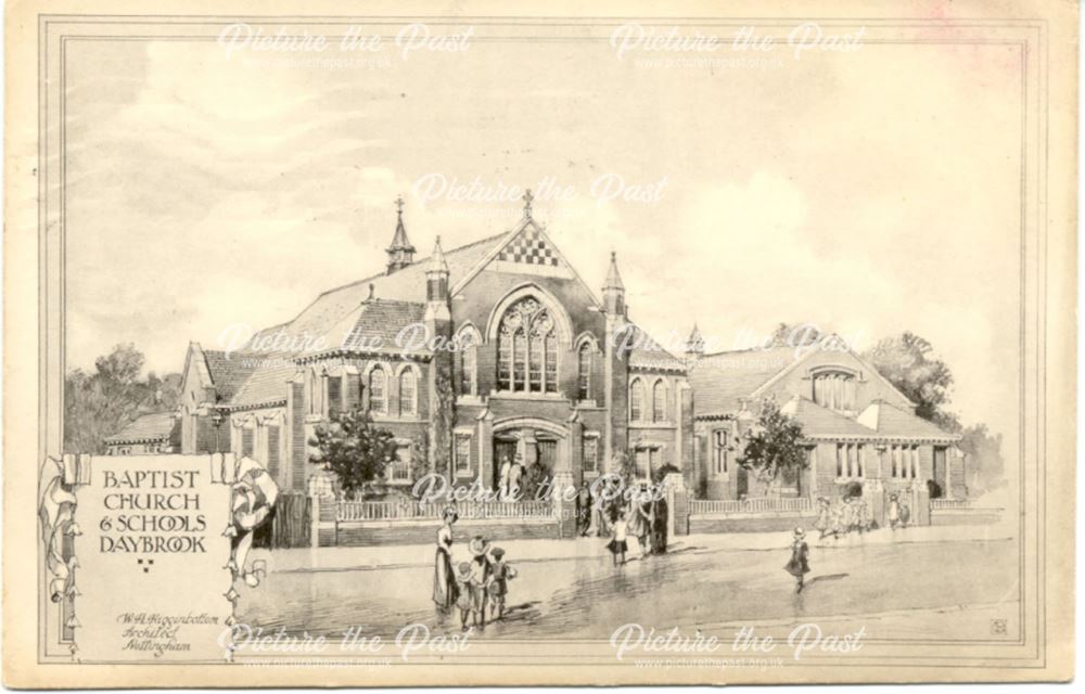 Baptist Church, Mansfield Road, Daybrook, Arnold, c 1911/12