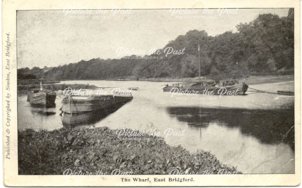 The Wharf, River Trent, East Bridgford, c 1920s