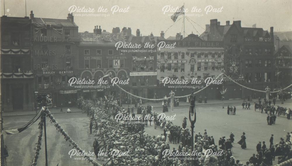 Unveiling of Memorial to Queen Victoria, Nottingham, 28 July 1905