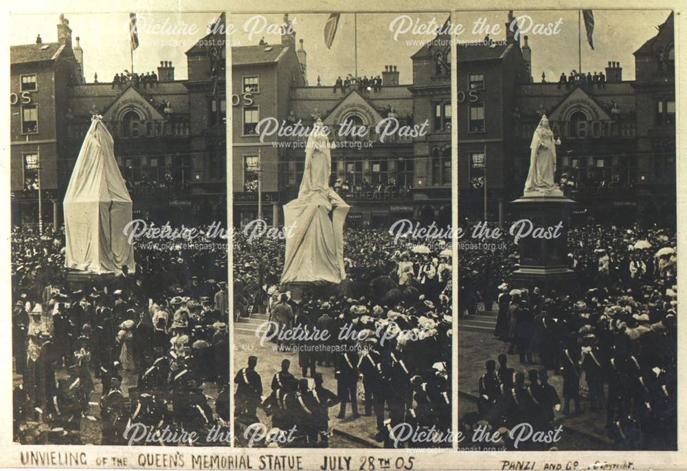 Unveiling of Memorial to Queen Victoria, Nottingham, 28 July 1905