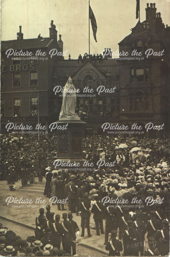 Unveiling of Memorial to Queen Victoria, Nottingham, 28 July 1905