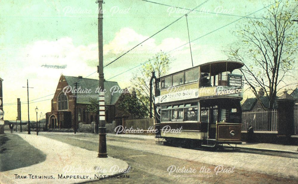 Tram Terminus,  Mapperley, Nottingham, c 1900s