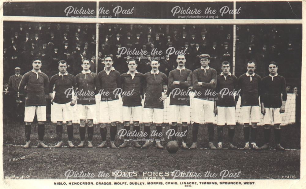 Notts. Forest F.C. team, 1905-1906