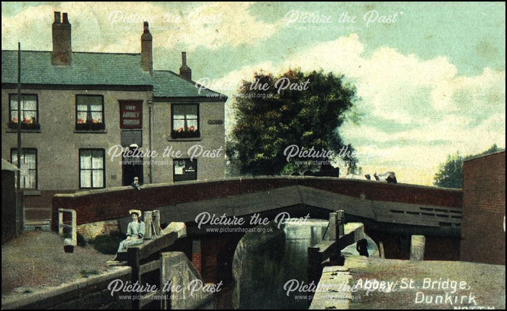 Canal Bridge, Abbey Street, Dunkirk, Nottingham, c 1900s