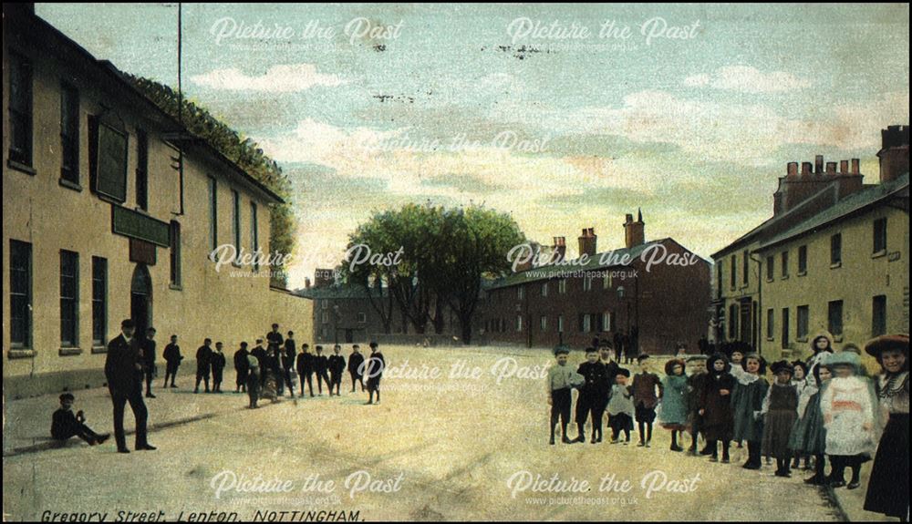 Gregory Street, Lenton, Nottingham, c 1900s