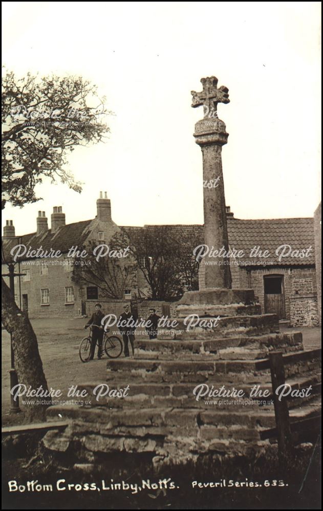 Bottom Cross, Main Street, Linby, c 1910s