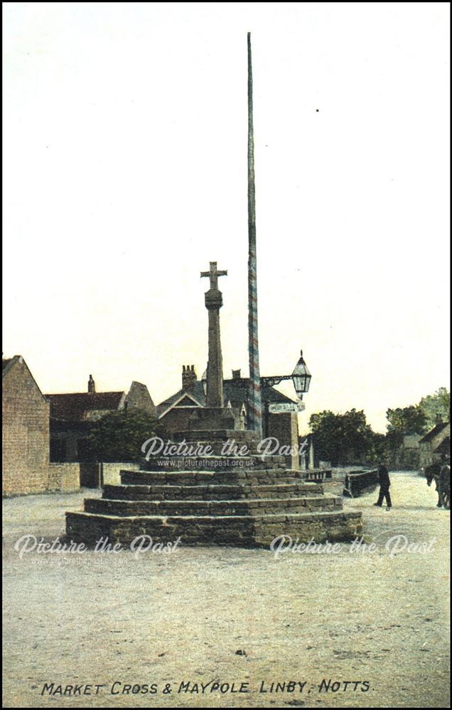 Top Cross, Main Street, Linby, c 1900s