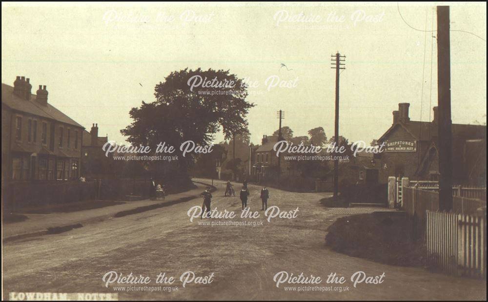 Station Road, Lowdham, c 1900